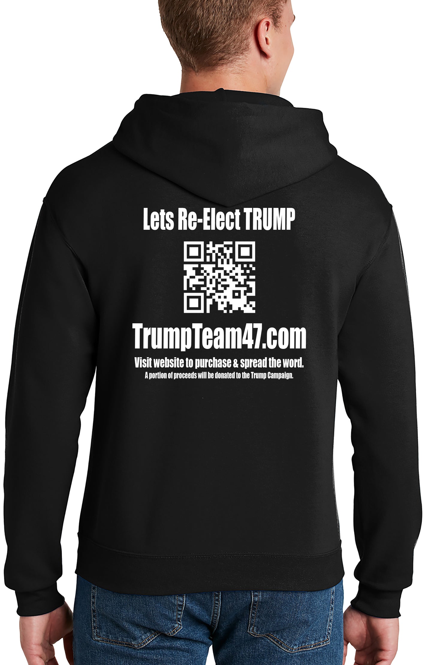 Trump TEAM - Black Hoodie